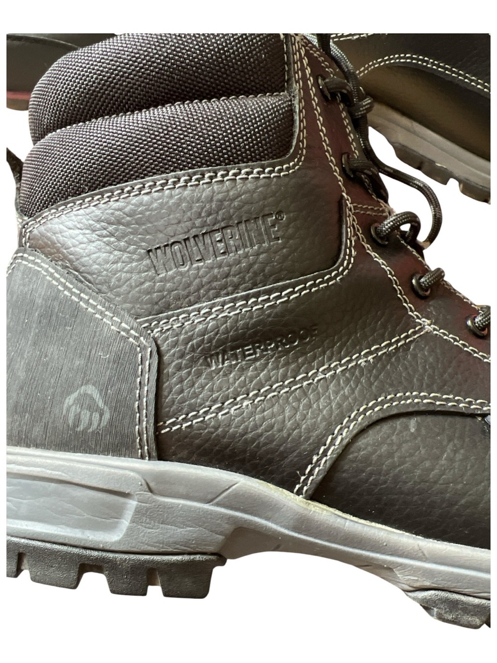 Wolverine Men’s Black Lace-Up Safety Boots - Picture 8 of 12
